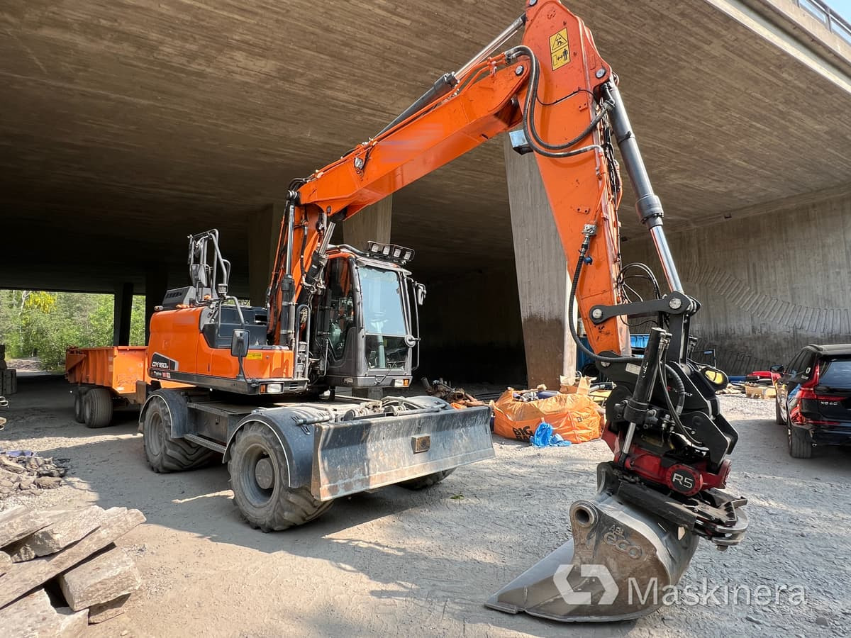 Hjulgrävare Doosan DX160W med tillbehör - Гусеничный экскаватор: фото 3 Hjulgrävare Doosan DX160W med tillbehör - Гусеничный экскаватор: фото 3