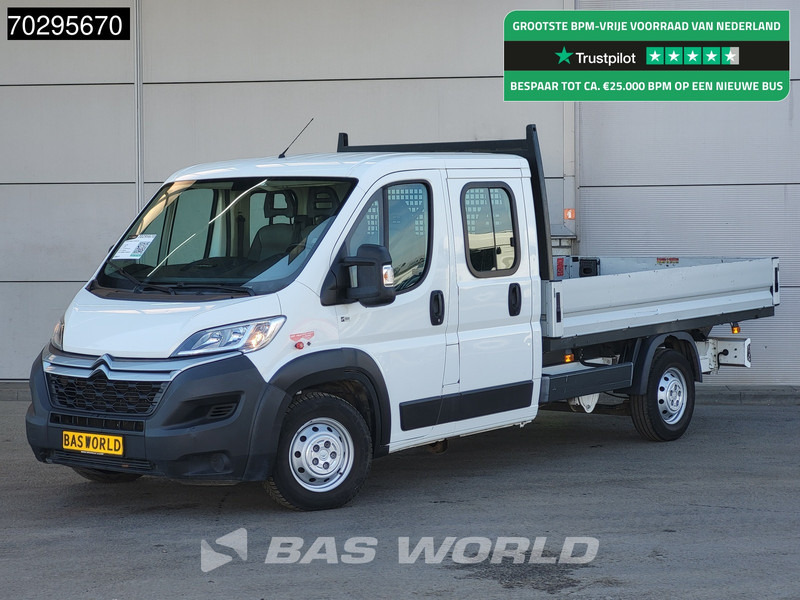 Citroën Jumper 140PK Open Laadbak Dubbele Cabine Euro6 Pritsche Pickup Open Box - Малотоннажный бортовой грузовик: фото 1 Citroën Jumper 140PK Open Laadbak Dubbele Cabine Euro6 Pritsche Pickup Open Box - Малотоннажный бортовой грузовик: фото 1