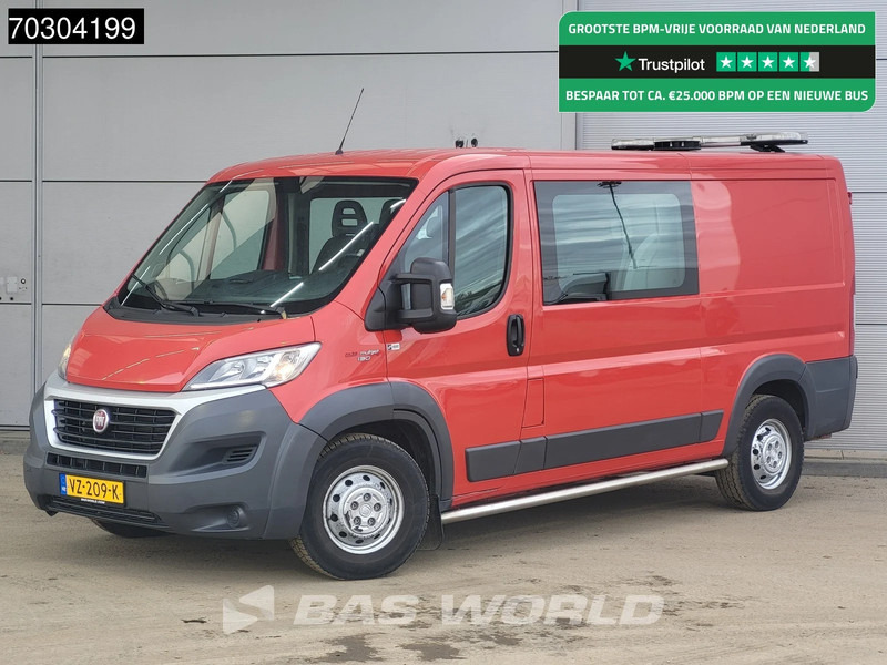 Fiat Ducato 130pk Dubbel Cabine L2H1 Trekhaak Airco Camera Werkplaatsinrichting APK 09-2026 Euro6 DC Doka Mixto L2 Airco Trekhaak - Цельнометаллический фургон: фото 1 Fiat Ducato 130pk Dubbel Cabine L2H1 Trekhaak Airco Camera Werkplaatsinrichting APK 09-2026 Euro6 DC Doka Mixto L2 Airco Trekhaak - Цельнометаллический фургон: фото 1