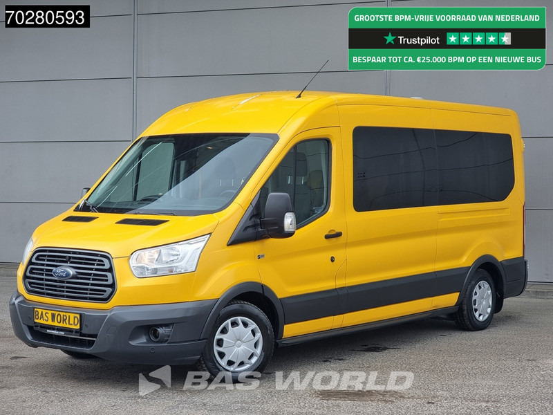 Микроавтобус, Пассажирский фургон Ford Transit 130pk Personenvervoer Luchtvering Taxi L3H2 Ramp Airco Cruise Parkeersensoren Euro6 Kombi Tourer 11m3 Airco Cruise control: фото 1