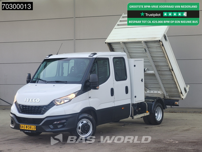 Iveco Daily 35C14 Kipper met Kist Dubbel Cabine Dubbellucht 3,5t Trekhaak Airco Cruise Euro6 Kieper Tipper Benne Airco Trekhaak Cruise contr - Малотоннажный самосвал: фото 1 Iveco Daily 35C14 Kipper met Kist Dubbel Cabine Dubbellucht 3,5t Trekhaak Airco Cruise Euro6 Kieper Tipper Benne Airco Trekhaak Cruise contr - Малотоннажный самосвал: фото 1