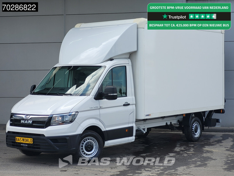 MAN TGE 3.140 Automaat Bakwagen Laadklep Airco Cruise Camera Euro6 Meubelbak Koffer 20m3 Airco Cruise control - Малотоннажный фургон: фото 1 MAN TGE 3.140 Automaat Bakwagen Laadklep Airco Cruise Camera Euro6 Meubelbak Koffer 20m3 Airco Cruise control - Малотоннажный фургон: фото 1