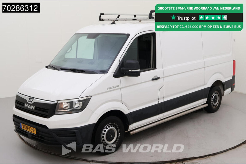 Цельнометаллический фургон MAN TGE 3.140 COMING SOON! Automaat L3H3 Trekhaak Airco Cruise Imperiaal Euro6 L2H2 Airco Trekhaak Cruise control: фото 1