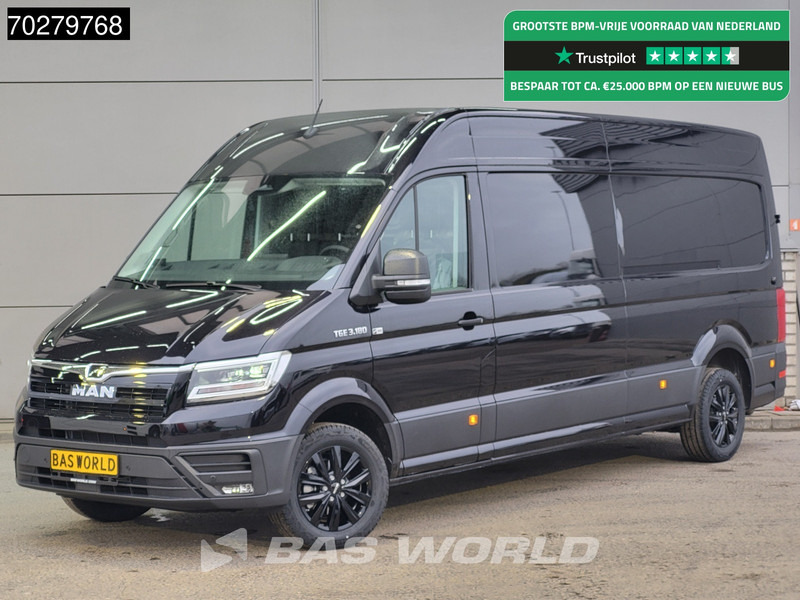 MAN TGE 3.180 Automaat 180PK L4H3 LED Airco Cruise Trekhaak Camera Parkeersensoren L3H2 14m3 Airco Trekhaak - Цельнометаллический фургон: фото 1 MAN TGE 3.180 Automaat 180PK L4H3 LED Airco Cruise Trekhaak Camera Parkeersensoren L3H2 14m3 Airco Trekhaak - Цельнометаллический фургон: фото 1