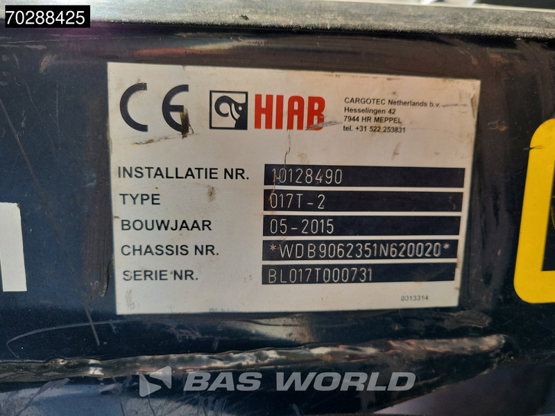 Малотоннажный бортовой грузовик Mercedes-Benz Sprinter 310 CDI Kraanwagen Automaat HIAB 017T-2 Navi Airco Kraan Crane Kranwagen Pickup Pritsche Airco: фото 16 Малотоннажный бортовой грузовик Mercedes-Benz Sprinter 310 CDI Kraanwagen Automaat HIAB 017T-2 Navi Airco Kraan Crane Kranwagen Pickup Pritsche Airco: фото 16