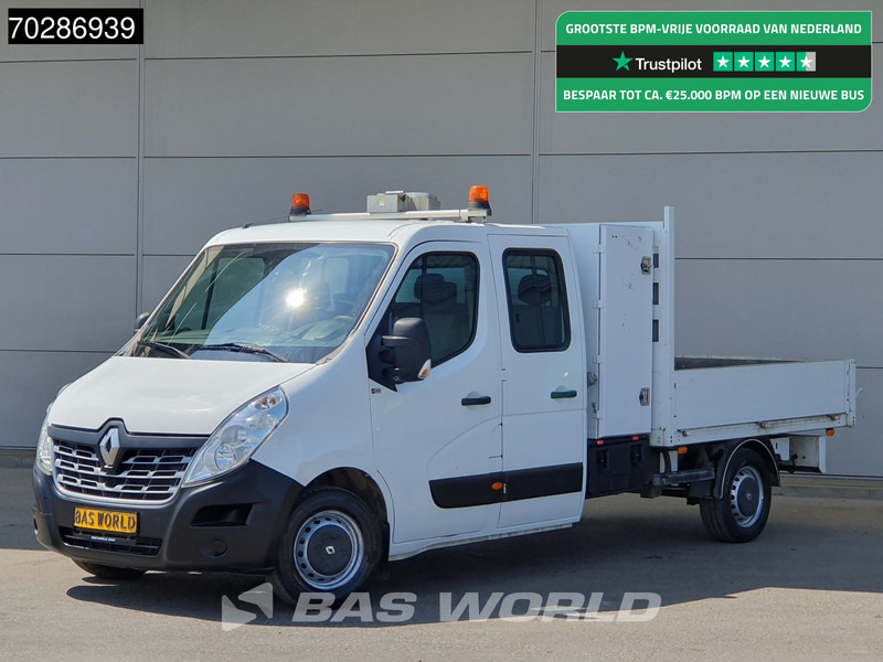 Renault Master 110PK Open Laadbak Kraanwagen HMF 52 Airco Cruise Euro6 Pickup Crane Kranwagen Pritsche Open Box Airco Cruise control - Малотоннажный бортовой грузовик: фото 1 Renault Master 110PK Open Laadbak Kraanwagen HMF 52 Airco Cruise Euro6 Pickup Crane Kranwagen Pritsche Open Box Airco Cruise control - Малотоннажный бортовой грузовик: фото 1