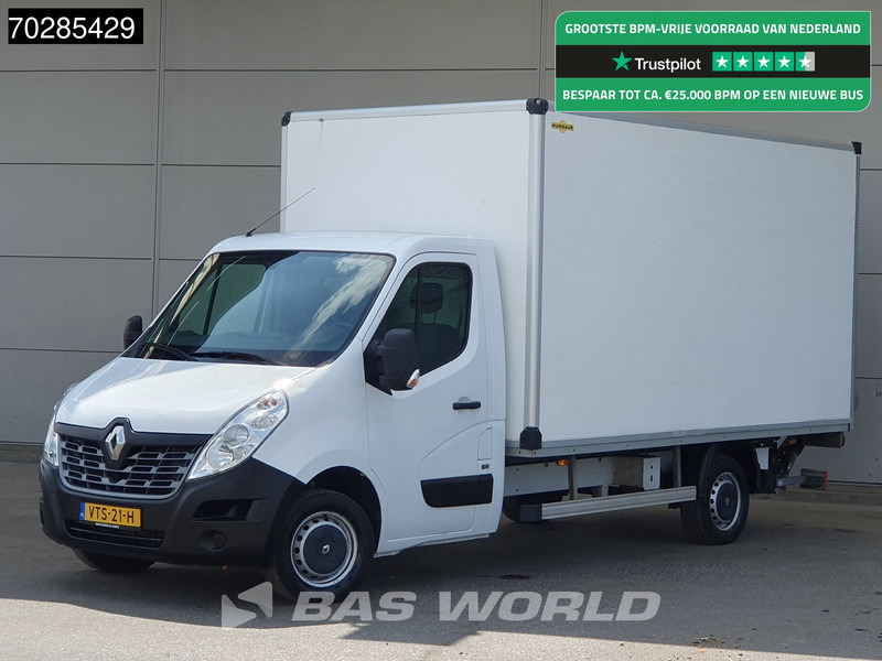 Renault Master 130pk Laadklep Bakwagen Airco Euro6 Meubelbak Koffer 21m3 Airco - Малотоннажный фургон: фото 1 Renault Master 130pk Laadklep Bakwagen Airco Euro6 Meubelbak Koffer 21m3 Airco - Малотоннажный фургон: фото 1