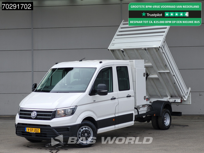 Volkswagen Crafter 177pk Dubbel Cabine Open Laadbak Kist 3500kg trekhaak Pritsche Pickup Open Box Euro6 2m3 Airco Trekhaak Cruise control - Малотоннажный бортовой грузовик: фото 1 Volkswagen Crafter 177pk Dubbel Cabine Open Laadbak Kist 3500kg trekhaak Pritsche Pickup Open Box Euro6 2m3 Airco Trekhaak Cruise control - Малотоннажный бортовой грузовик: фото 1