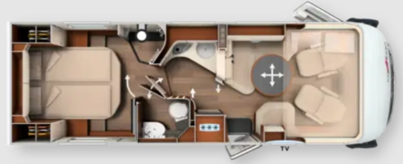 Carthago Chic E-Line I 51 QB - Интегрированный автодом: фото 1 Carthago Chic E-Line I 51 QB - Интегрированный автодом: фото 1