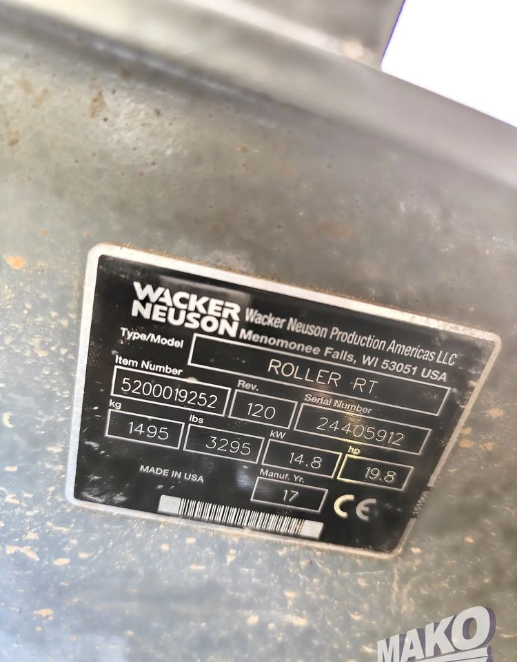 Каток Wacker Neuson RTSC3: фото 12 Каток Wacker Neuson RTSC3: фото 12