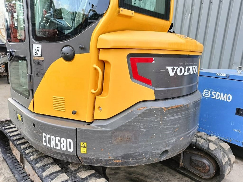 Мини-экскаватор Volvo ECR 58 D rups graafmachine tracked excavator bagge: фото 16
