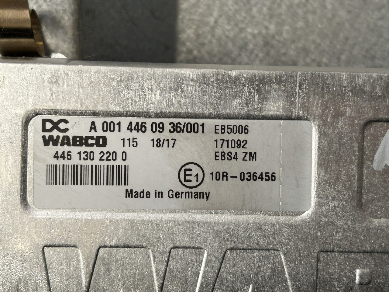 MERCEDES EBS CONTROLLER ACTROS MP4 - Блок управления: фото 2 MERCEDES EBS CONTROLLER ACTROS MP4 - Блок управления: фото 2