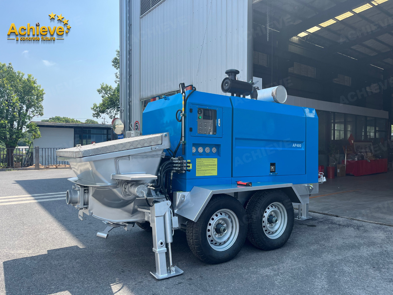 ACHIEVE ACHIEVE AP400 Concrete Trailer Pump For Australia/US EPA /CE Version 【ACHIEVE】100% BRAND NEW !!! - Бетононасос стационарный: фото 3 ACHIEVE ACHIEVE AP400 Concrete Trailer Pump For Australia/US EPA /CE Version 【ACHIEVE】100% BRAND NEW !!! - Бетононасос стационарный: фото 3