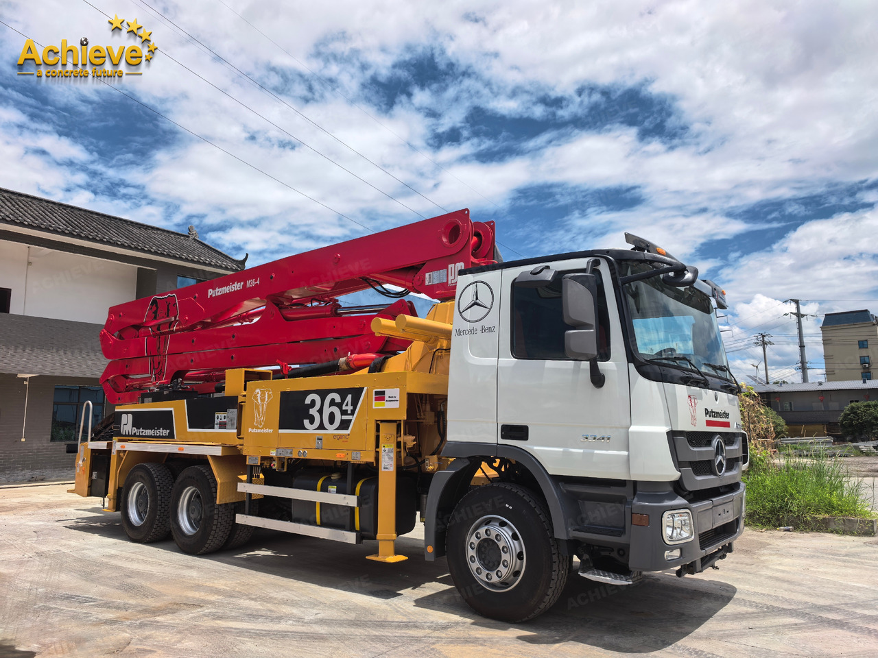 PUTZMEISTER Mercedes-Benz M36-4 2018 ACTROS 3341【ACHIEVE】TOP CONDITION!!! - Автобетононасос: фото 1 PUTZMEISTER Mercedes-Benz M36-4 2018 ACTROS 3341【ACHIEVE】TOP CONDITION!!! - Автобетононасос: фото 1