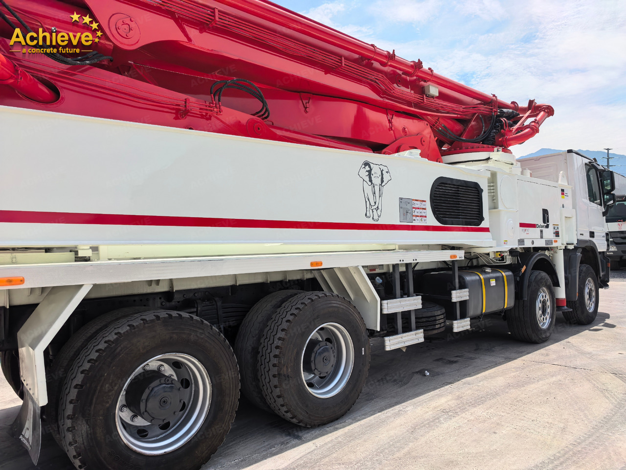 Putzmeister Putzmeister  M56-4RZ Actros 4141Mercedes-Benz Concrete pump truck 【ACHIEVE】TOP CONDITION!!! в лизинг Putzmeister Putzmeister  M56-4RZ Actros 4141Mercedes-Benz Concrete pump truck 【ACHIEVE】TOP CONDITION!!!: фото 8