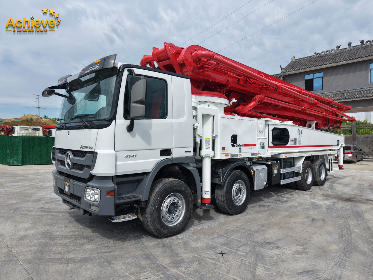 Putzmeister Putzmeister  M56-4RZ Actros 4141Mercedes-Benz Concrete pump truck 【ACHIEVE】TOP CONDITION!!! в лизинг Putzmeister Putzmeister  M56-4RZ Actros 4141Mercedes-Benz Concrete pump truck 【ACHIEVE】TOP CONDITION!!!: фото 20