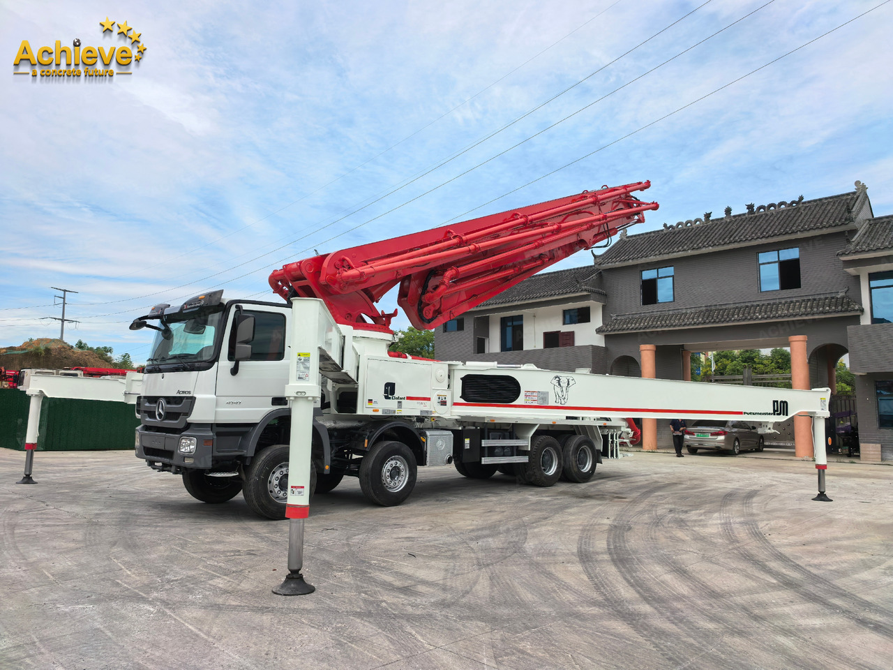 Putzmeister Putzmeister  M56-4RZ Actros 4141Mercedes-Benz Concrete pump truck 【ACHIEVE】TOP CONDITION!!! в лизинг Putzmeister Putzmeister  M56-4RZ Actros 4141Mercedes-Benz Concrete pump truck 【ACHIEVE】TOP CONDITION!!!: фото 18