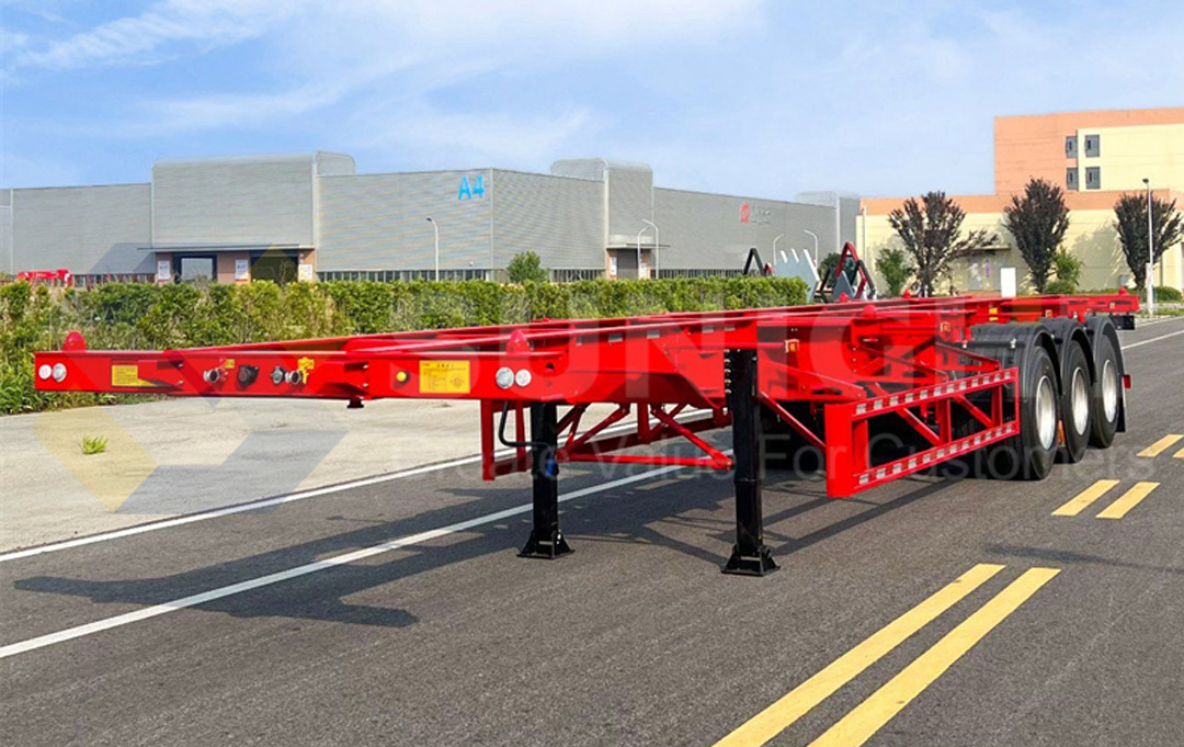 SUNIGHT CHINA New Skeleton Semi-Trailer For Shipping Container Transport - Шасси полуприцеп: фото 5 SUNIGHT CHINA New Skeleton Semi-Trailer For Shipping Container Transport - Шасси полуприцеп: фото 5