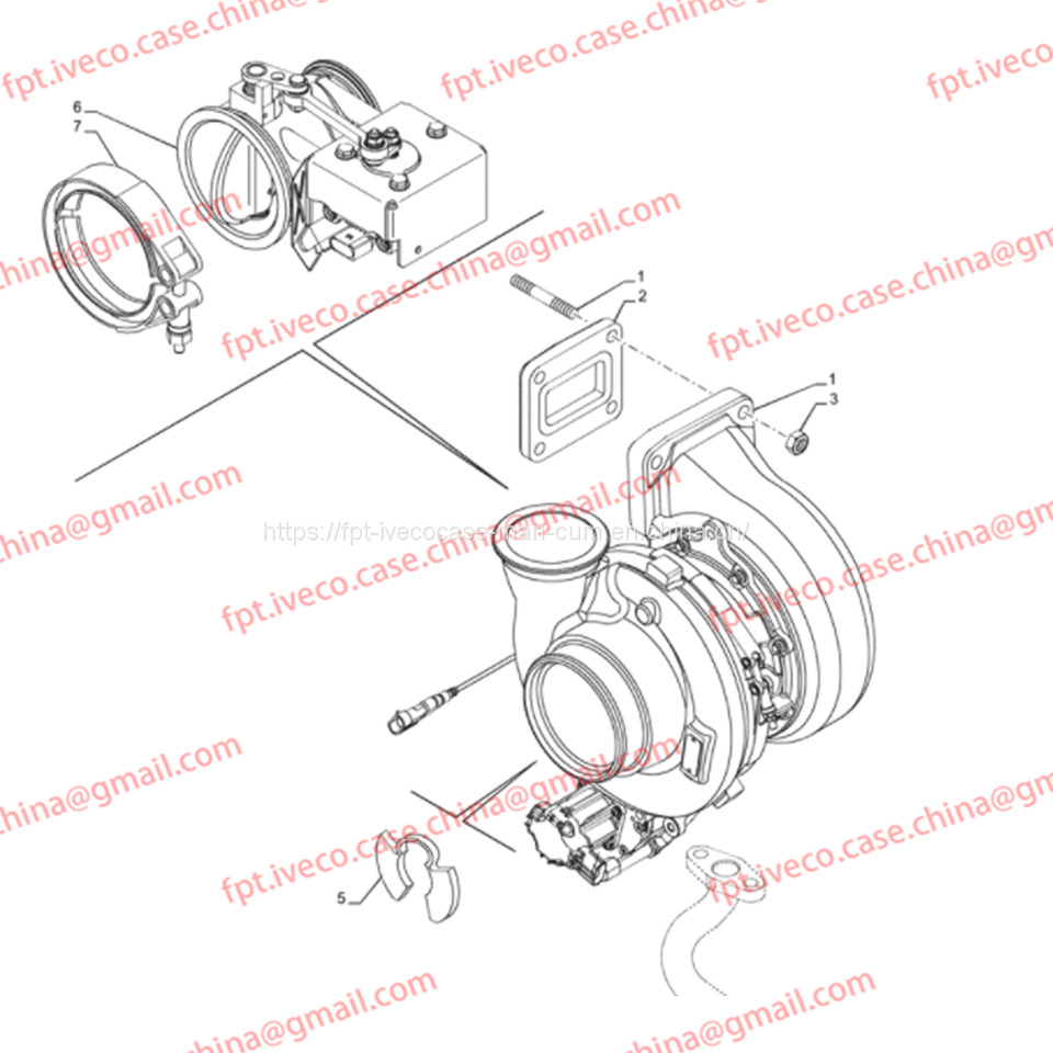 FPT IVECO CASE Cursor9 F2CFE614A*B041/F2CGE614F*V004 5802431166 Turbocharger 5801621755 504179011 - Турбина для Грузовиков: фото 4 FPT IVECO CASE Cursor9 F2CFE614A*B041/F2CGE614F*V004 5802431166 Turbocharger 5801621755 504179011 - Турбина для Грузовиков: фото 4