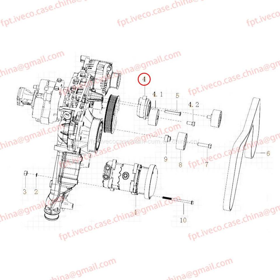 MAN D2066 Automatic tensioner 95800-7477 - Натяжитель ремня: фото 1 MAN D2066 Automatic tensioner 95800-7477 - Натяжитель ремня: фото 1