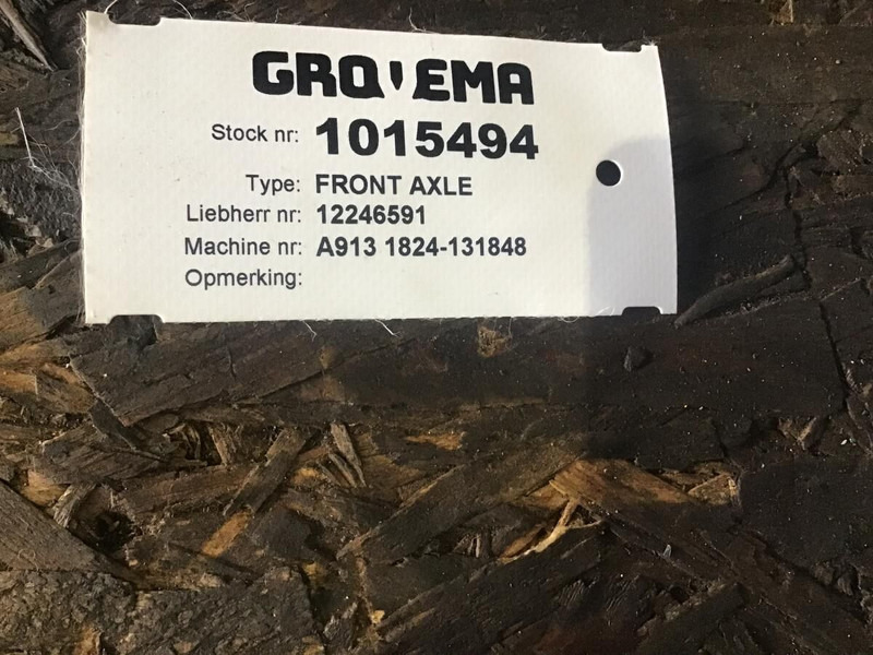 Liebherr Front Axle - Ось и запчасти: фото 1 Liebherr Front Axle - Ось и запчасти: фото 1