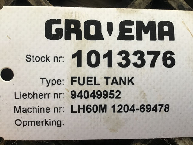 Liebherr Fuel Tank - Топливный бак: фото 3 Liebherr Fuel Tank - Топливный бак: фото 3