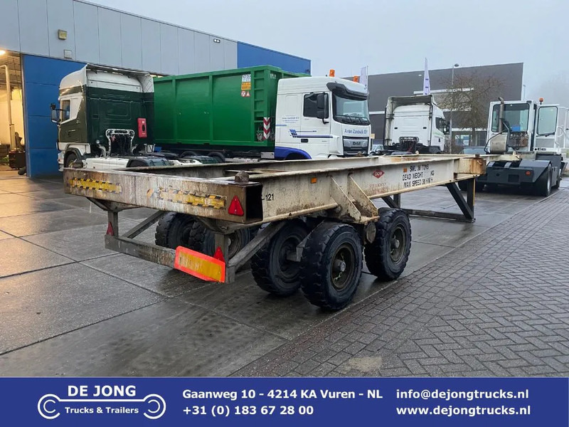 Полуприцеп-контейнеровоз/ Сменный кузов Buiscar HD 36 / 36 Ton / 20 FT - 30 FT / Skeletal / Port Trailer: фото 1