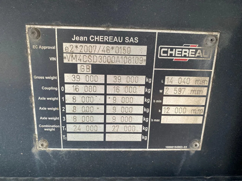 Полуприцеп-рефрижератор Chereau Frigo / 7 cm walls / BPW Disc / Carrier Vector: фото 9