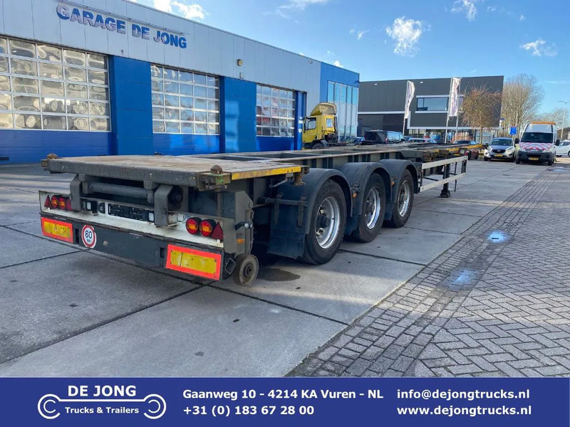 GS Meppel OI-170-2700 CK / Kiepchassis / 2x Lift Axle / BPW - Полуприцеп-контейнеровоз/ Сменный кузов: фото 1 GS Meppel OI-170-2700 CK / Kiepchassis / 2x Lift Axle / BPW - Полуприцеп-контейнеровоз/ Сменный кузов: фото 1