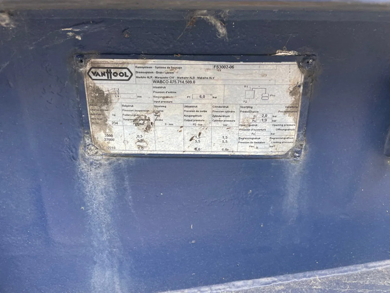 Полуприцеп-контейнеровоз/ Сменный кузов Van Hool 20 FT Tipping chassis / kiepchassis: фото 10