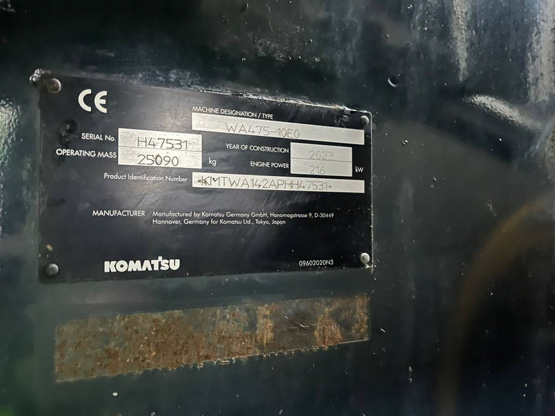 Komatsu WA 475-10E0 - Колёсный погрузчик: фото 5 Komatsu WA 475-10E0 - Колёсный погрузчик: фото 5