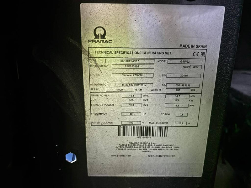 Pramac GSW 22 - Pump Trailer - Электрогенератор: фото 5 Pramac GSW 22 - Pump Trailer - Электрогенератор: фото 5