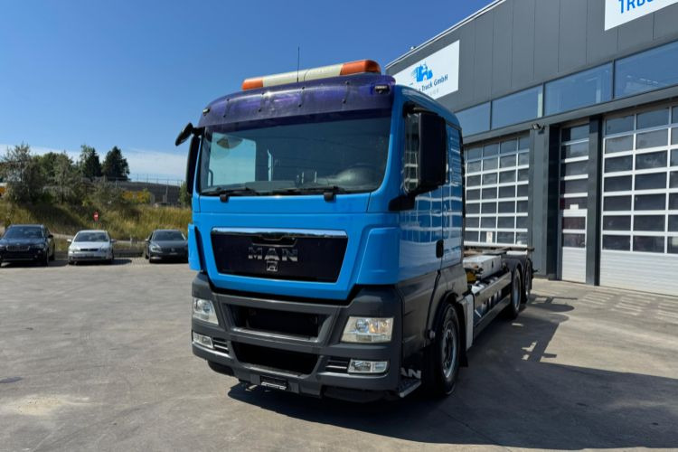 MAN TGX 26.480 6x2 Kompressor - Грузовик-контейнеровоз/ Сменный кузов: фото 1 MAN TGX 26.480 6x2 Kompressor - Грузовик-контейнеровоз/ Сменный кузов: фото 1