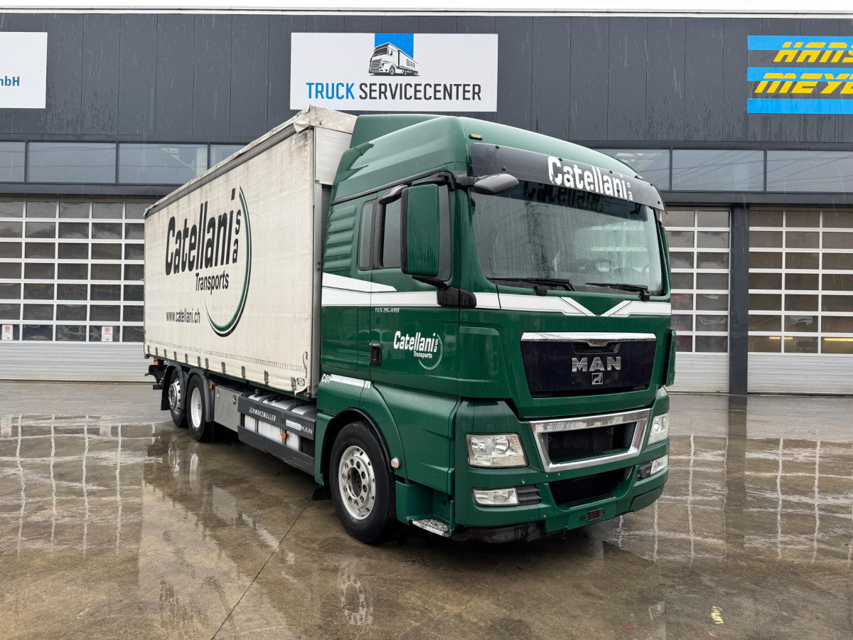 MAN TGX 26.480 6x2 - Тентованный грузовик: фото 3 MAN TGX 26.480 6x2 - Тентованный грузовик: фото 3
