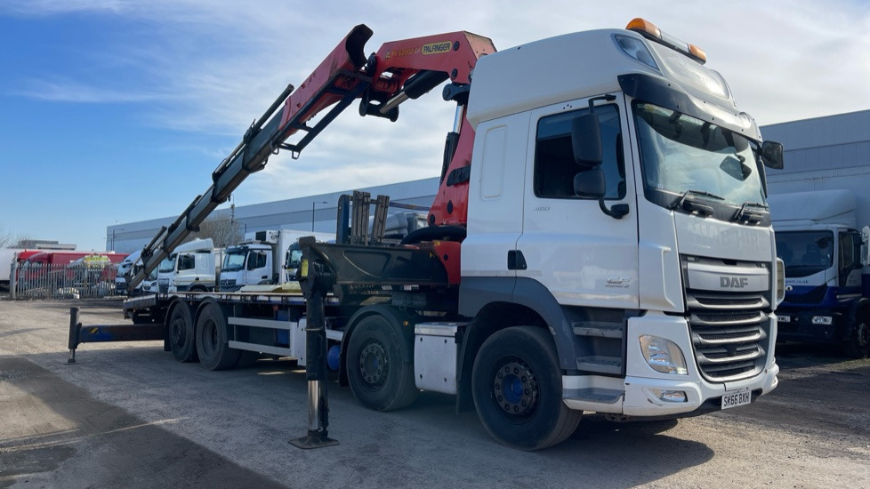 DAF CF 460 - Грузовик бортовой/ Платформа, Автоманипулятор: фото 1 DAF CF 460 - Грузовик бортовой/ Платформа, Автоманипулятор: фото 1