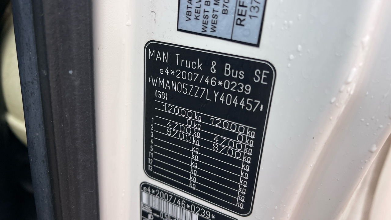 Грузовик с закрытым кузовом MAN TGL 12.190: фото 12 Грузовик с закрытым кузовом MAN TGL 12.190: фото 12