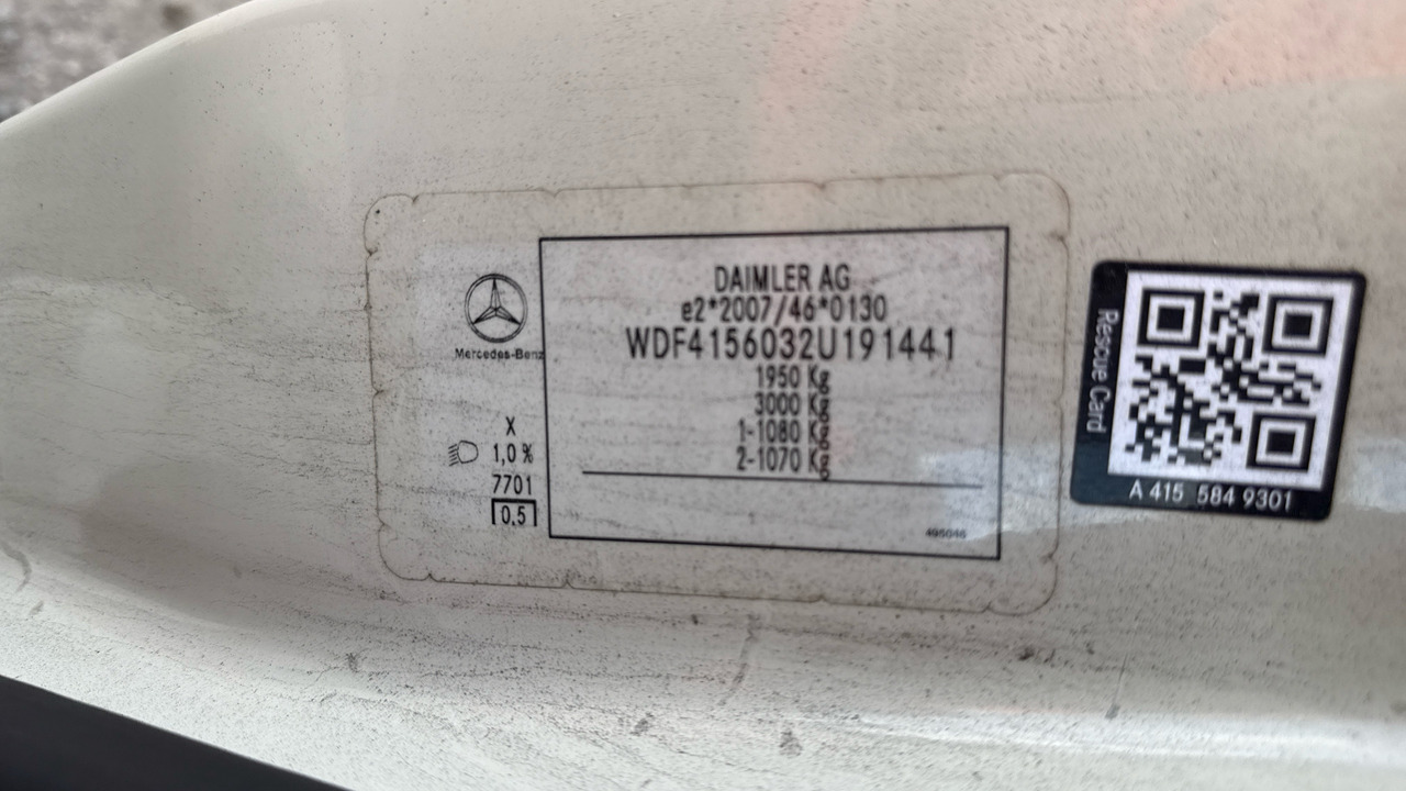 Легковой фургон MERCEDES-BENZ CITAN 109 CDI BLUEEFFICIENCY: фото 11