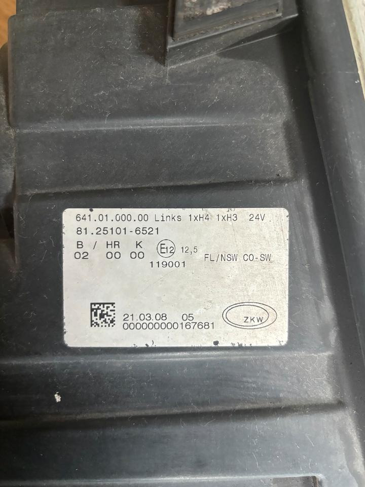 MAN TGX/TGS Nebelscheinwerfer Links 81.25101-6521 - Противотуманная фара для Грузовиков: фото 4 MAN TGX/TGS Nebelscheinwerfer Links 81.25101-6521 - Противотуманная фара для Грузовиков: фото 4