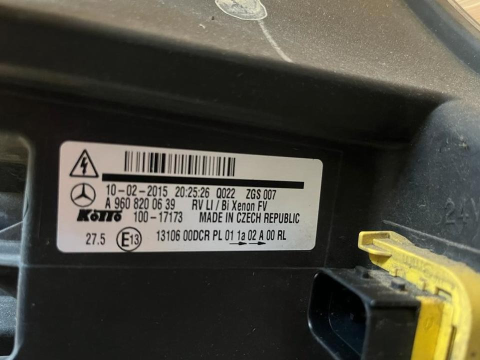 Mercedes Actros Bi Xenon Scheinwerfer Vorne Links A9608200639 - Передняя фара для Грузовиков: фото 2 Mercedes Actros Bi Xenon Scheinwerfer Vorne Links A9608200639 - Передняя фара для Грузовиков: фото 2