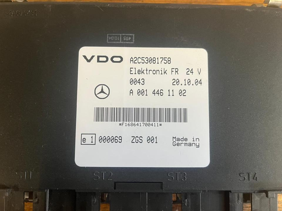 Mercedes-Benz VDO Elektronik FR Steuergerät A0014461102 - Блок управления для Грузовиков: фото 3 Mercedes-Benz VDO Elektronik FR Steuergerät A0014461102 - Блок управления для Грузовиков: фото 3
