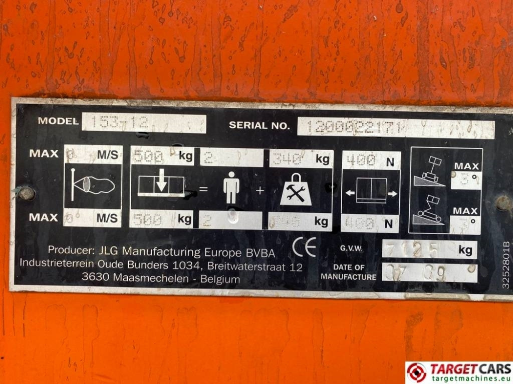 Ножничный подъемник JLG 153-12 Liftlux Electric Scissor Work Lift 1730cm: фото 10 Ножничный подъемник JLG 153-12 Liftlux Electric Scissor Work Lift 1730cm: фото 10