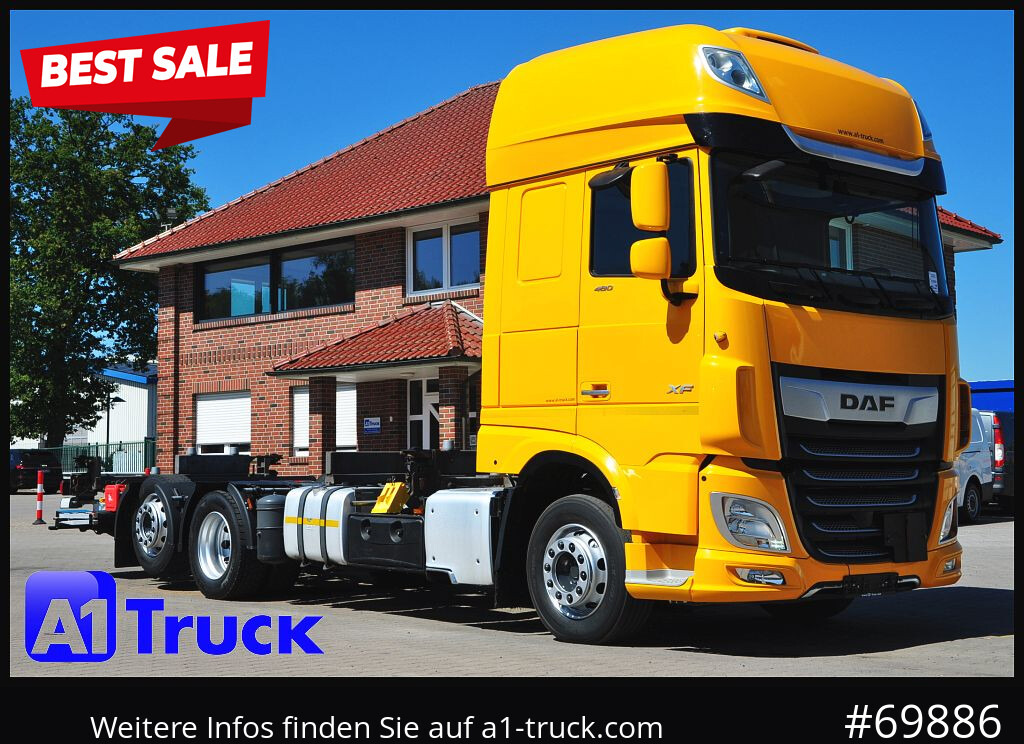 DAF XF 480, MultiBDF, 7,45, Standklima, LBW, - Грузовик-контейнеровоз/ Сменный кузов: фото 1 DAF XF 480, MultiBDF, 7,45, Standklima, LBW, - Грузовик-контейнеровоз/ Сменный кузов: фото 1