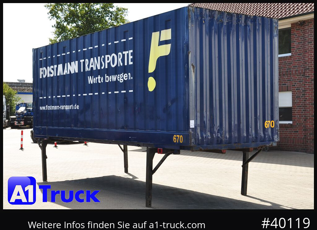KRONE BDF 7,82 Container, 2700mm Innenhöhe, Portaltür - Морской контейнер: фото 1 KRONE BDF 7,82 Container, 2700mm Innenhöhe, Portaltür - Морской контейнер: фото 1