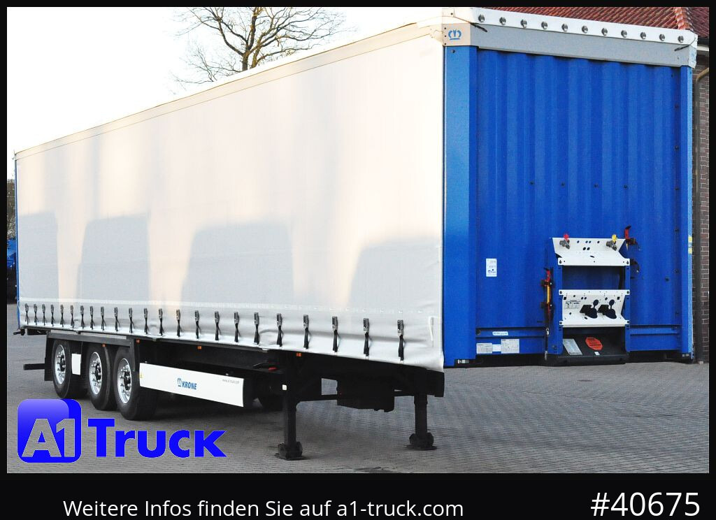 KRONE SD 27, Staplerhalterung, Liftachse, Lenkachse - Тентованный полуприцеп: фото 1 KRONE SD 27, Staplerhalterung, Liftachse, Lenkachse - Тентованный полуприцеп: фото 1