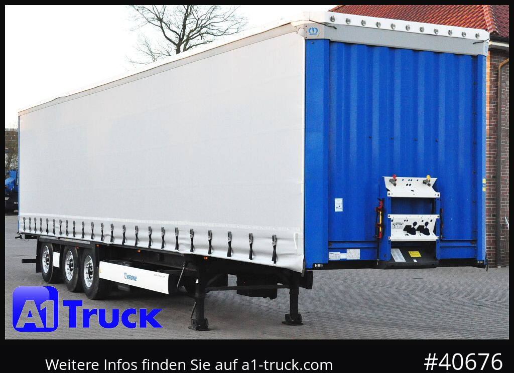 KRONE SD 27, Staplerhalterung, Liftachse, Lenkachse - Тентованный полуприцеп: фото 1 KRONE SD 27, Staplerhalterung, Liftachse, Lenkachse - Тентованный полуприцеп: фото 1