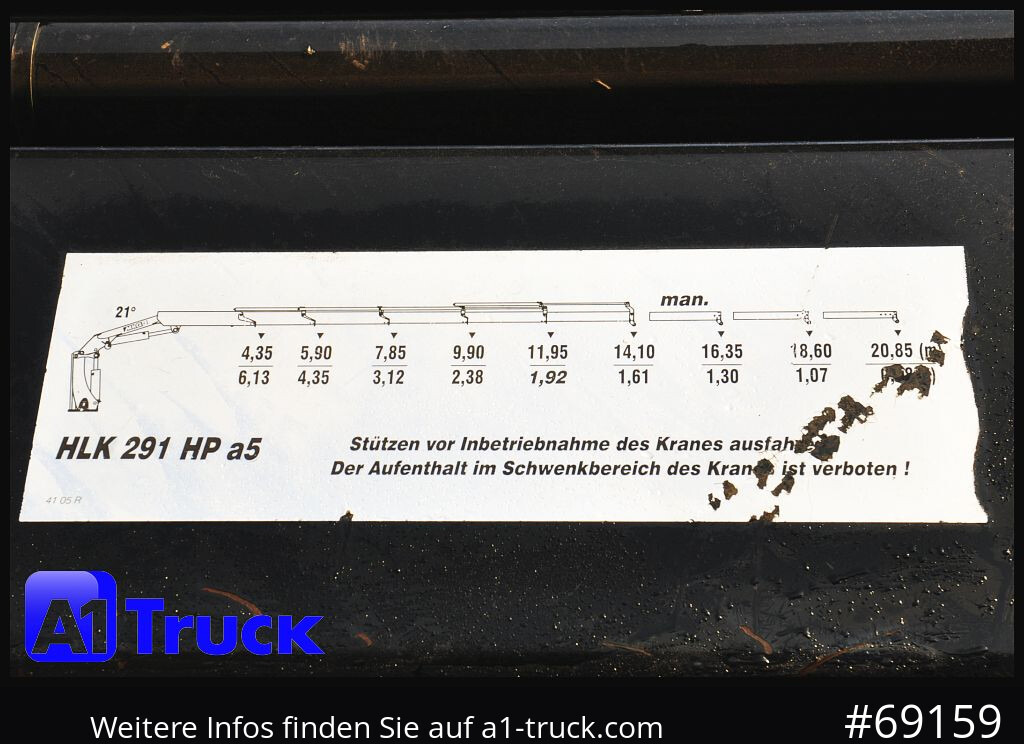 MERCEDES-BENZ Actros 1844 MP3, Kran MKG 291 HP 5+3 Funk, TÜV 06/2026 - Автоманипулятор: фото 2 MERCEDES-BENZ Actros 1844 MP3, Kran MKG 291 HP 5+3 Funk, TÜV 06/2026 - Автоманипулятор: фото 2