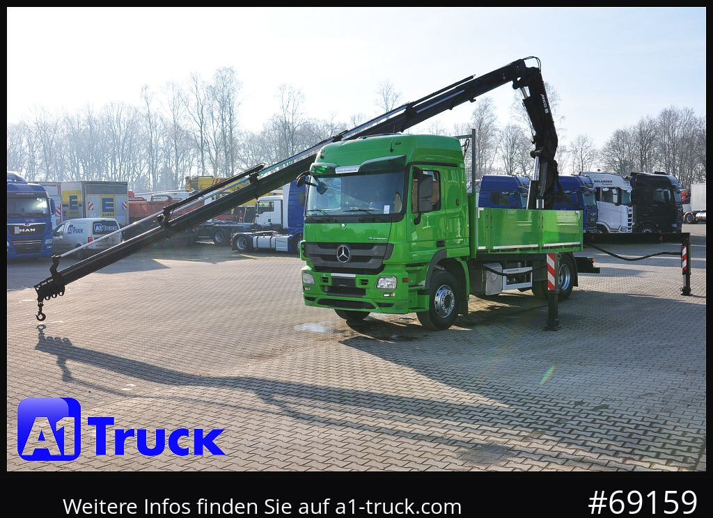 Автоманипулятор MERCEDES-BENZ Actros 1844 MP3, Kran MKG 291 HP 5+3 Funk, TÜV 06/2026: фото 12