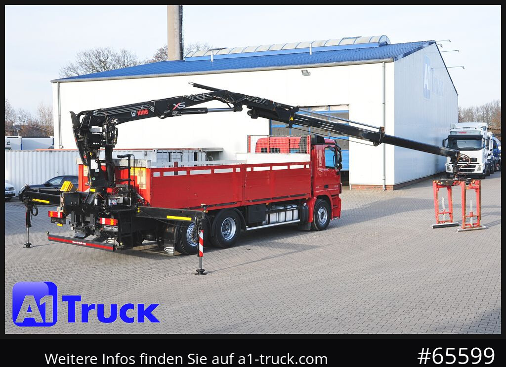 Грузовик бортовой/ Платформа, Автоманипулятор MERCEDES-BENZ Actros 2546 MP 3, HIAB Kran, Lift-Lenkachse,: фото 8
