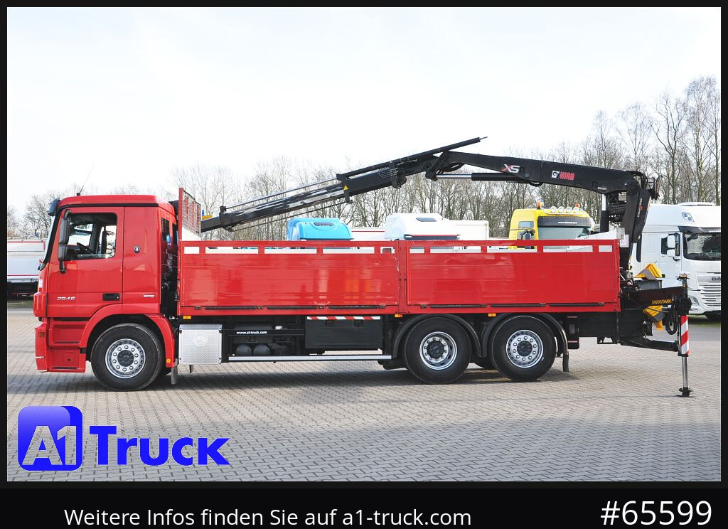 Грузовик бортовой/ Платформа, Автоманипулятор MERCEDES-BENZ Actros 2546 MP 3, HIAB Kran, Lift-Lenkachse,: фото 11