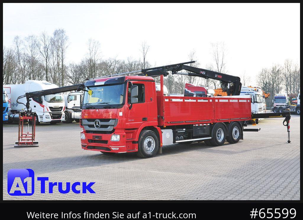Грузовик бортовой/ Платформа, Автоманипулятор MERCEDES-BENZ Actros 2546 MP 3, HIAB Kran, Lift-Lenkachse,: фото 12